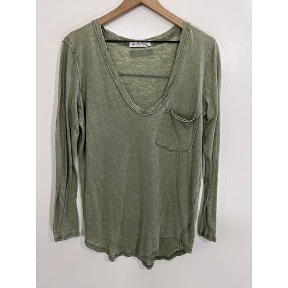 Boho Grunge Minimalist Cabincore Lounge Relaxed Top S Coastal Capsule Y2K 90s - Picture 1 of 15